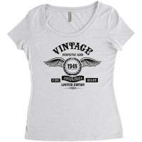 Vintage Perfectly Aged 1948 Women's Triblend Scoop T-shirt | Artistshot