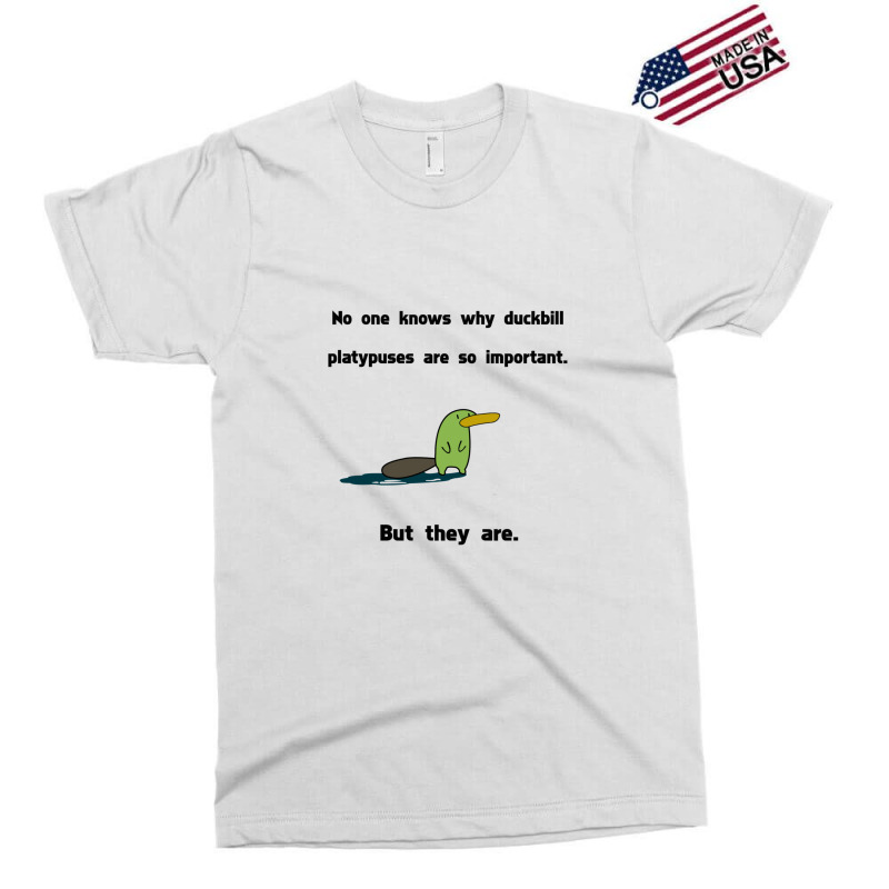 Duckbill Platypuses Are Important Exclusive T-shirt | Artistshot