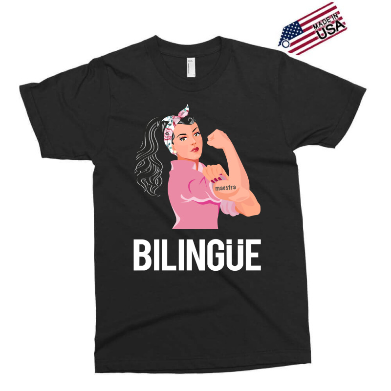 Maestra Bilingue Bilingual Spanish Teacher Long Sleeve T Shirt Exclusive T-shirt by HUUY | Artistshot