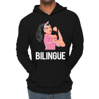 Maestra Bilingue Bilingual Spanish Teacher Long Sleeve T Shirt Lightweight Hoodie | Artistshot