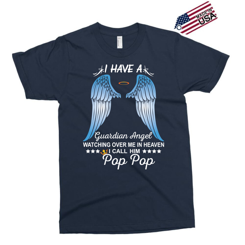 My Pop Pop Is My Guardian Angel Exclusive T-shirt | Artistshot
