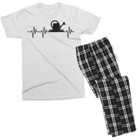 Watering Can Heartbeat Gardening Gardener T Shirt Gift Light Men's T-shirt Pajama Set | Artistshot