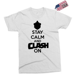 coc stay calm & clash on Exclusive T-shirt | Artistshot