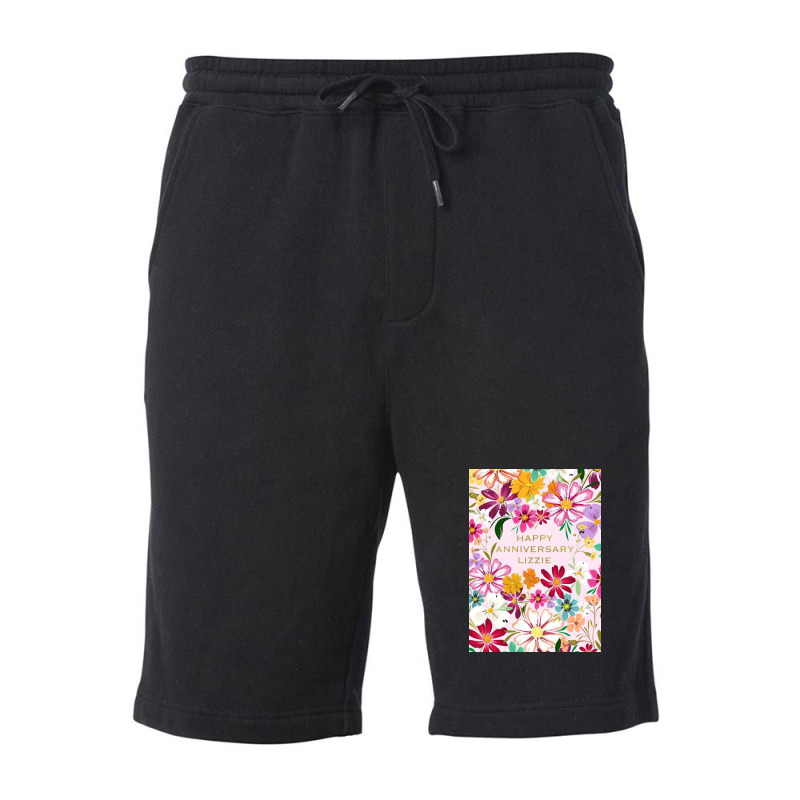 Happy Anniversary Lizzie Fleece Short | Artistshot