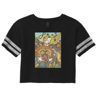 Strength Tarot Scorecard Crop Tee | Artistshot