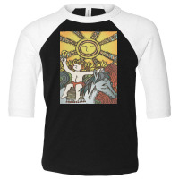 The Sun Tarot Toddler 3/4 Sleeve Tee | Artistshot