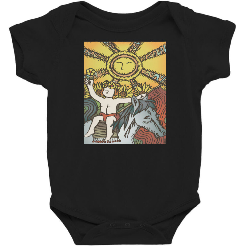 The Sun Tarot Baby Bodysuit | Artistshot