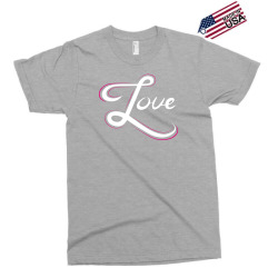 cool love hand lettering t shirt Exclusive T-shirt | Artistshot