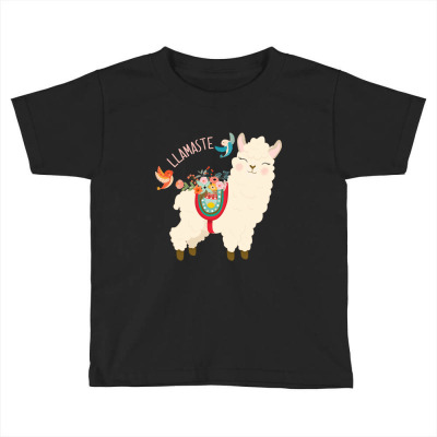 Llamaste - When A Llama Offers You A Respectful Greeting Toddler T-shirt Designed By Tmax
