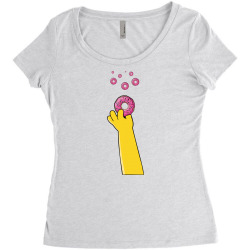 homer donuts Women's Triblend Scoop T-shirt | Artistshot