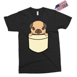 cute pocket pug Exclusive T-shirt | Artistshot