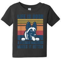 Belgian Malinois Dog Gifts For Men Women Belgian Malinois T Shirt Baby Tee | Artistshot