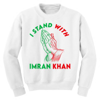 Support I Stand With Imran Khan Pakistani Prime Minister T Shirt Youth Sweatshirt | Artistshot