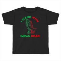 Support I Stand With Imran Khan Pakistani Prime Minister T Shirt Toddler T-shirt | Artistshot