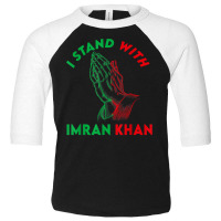 Support I Stand With Imran Khan Pakistani Prime Minister T Shirt Toddler 3/4 Sleeve Tee | Artistshot