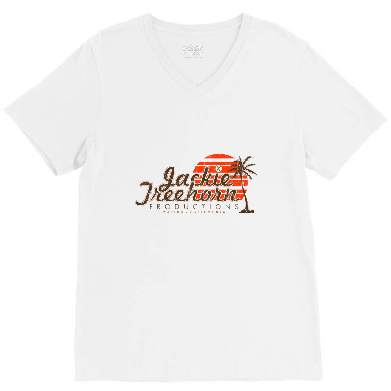 Jackie Treehorn Productions V-neck Tee | Artistshot