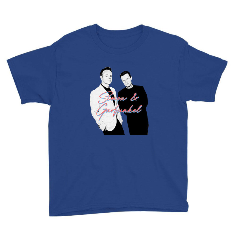 Simon & Garfunkel Ant & Dec 80s Style Parody Design Youth Tee | Artistshot