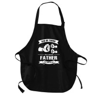 Mens Dad Of Twins 2022 Funny Daddy Father Twice Father's Day Medium-length Apron | Artistshot