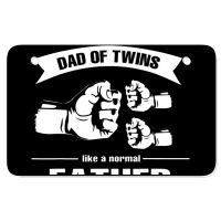 Mens Dad Of Twins 2022 Funny Daddy Father Twice Father's Day Atv License Plate | Artistshot