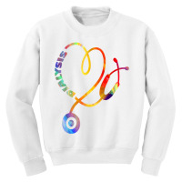 Dialysis Technician Nurse   Kidney Heartbeat T Shirt Youth Sweatshirt | Artistshot