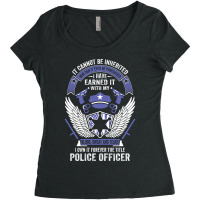 I Own It Forever The Title Police Officer Women's Triblend Scoop T-shirt | Artistshot