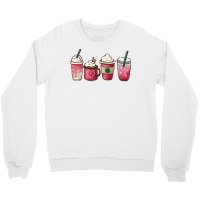 Valentine Coffee Heart Iced Coffee Lover Valentine Day Women T Shirt Crewneck Sweatshirt | Artistshot