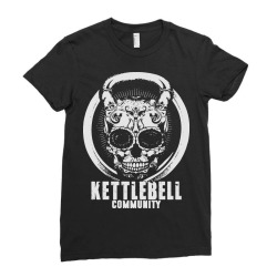 kettlebell Ladies Fitted T-Shirt | Artistshot