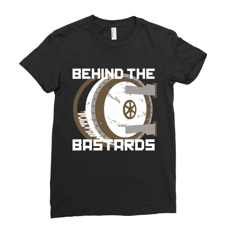 Behind The Bastards Ladies Fitted T-Shirt by Jas Jus Art | Artistshot