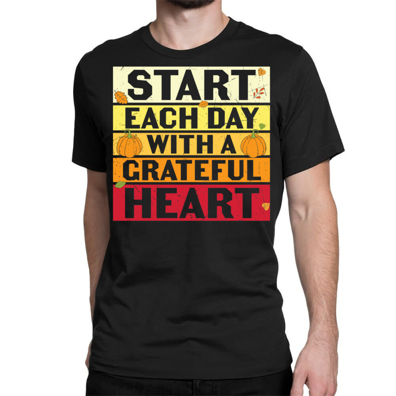 Grateful Heart Graphic T-Shirt In Black