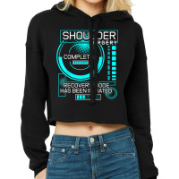 Shoulder Replacement Glenohumeral Arthroplasty Joint Surgery T Shirt Cropped Hoodie | Artistshot