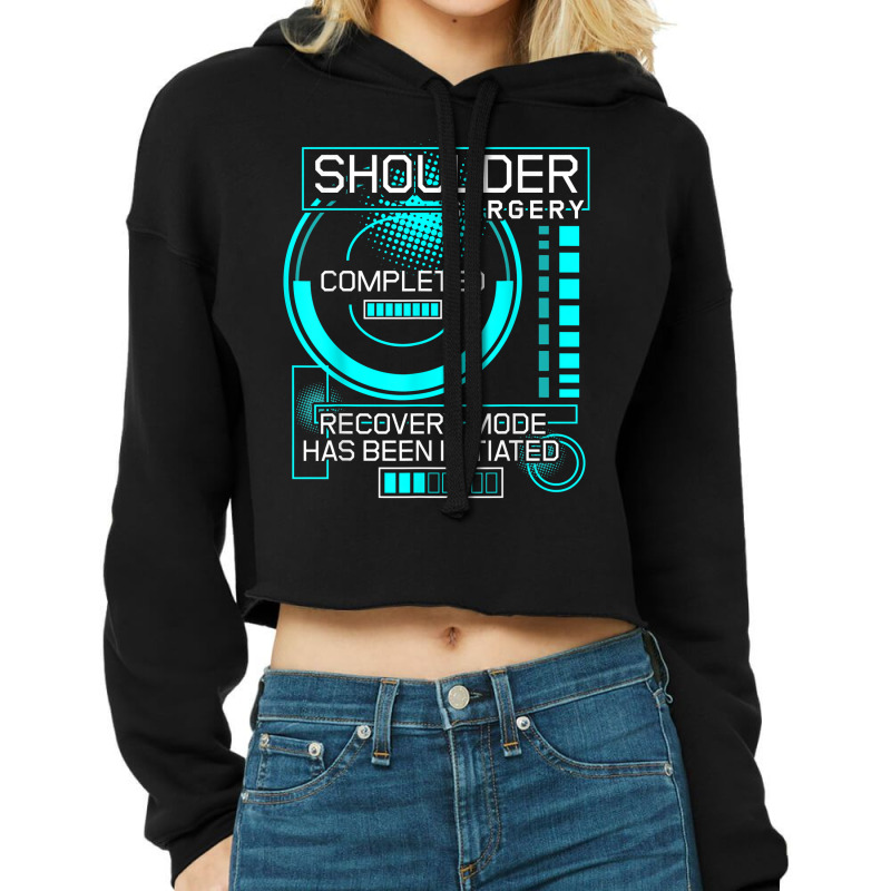 Shoulder Replacement Glenohumeral Arthroplasty Joint Surgery T Shirt Cropped Hoodie by emly9i8u7y6y5t | Artistshot