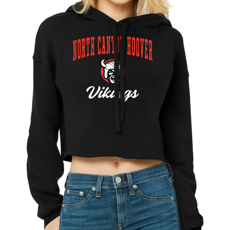 North Canton Hoover High School Vikings sweatshirt c3 Cropped Hoodie | Artistshot