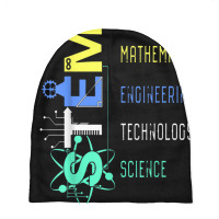 Stem Education Science Teacher Math Engineer Technology Baby Beanies | Artistshot