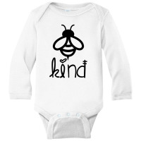 Bee Kind Long Sleeve Baby Bodysuit | Artistshot