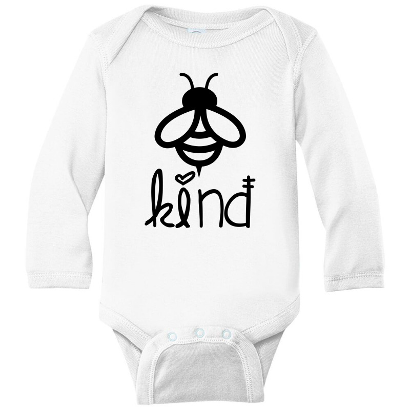 Bee Kind Long Sleeve Baby Bodysuit | Artistshot