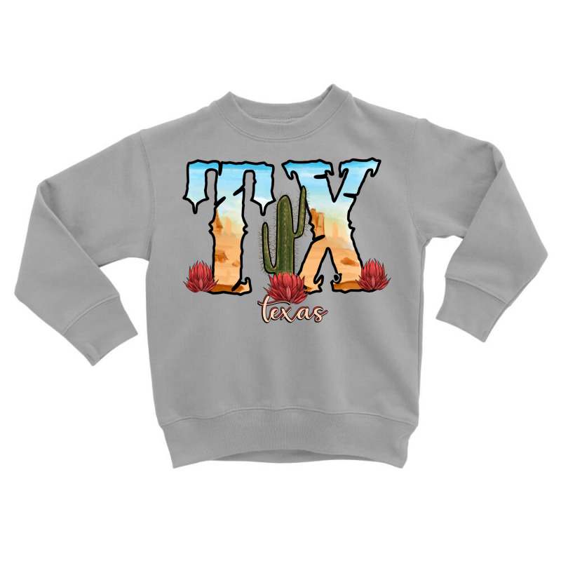 Texas Cactus Toddler Sweatshirt | Artistshot