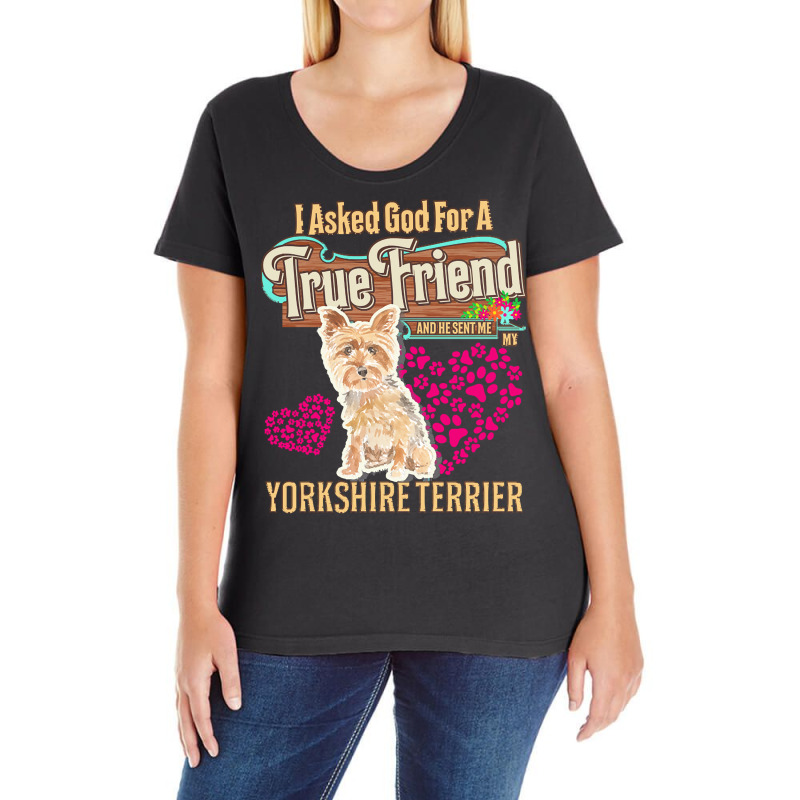 Yorkshire Terrier Owner Gift Yorkshire T  Shirt E N T  Shirt Ladies Curvy T-Shirt by elephantjellyfish | Artistshot