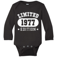 Limited 1977 Edition For Dark Long Sleeve Baby Bodysuit | Artistshot