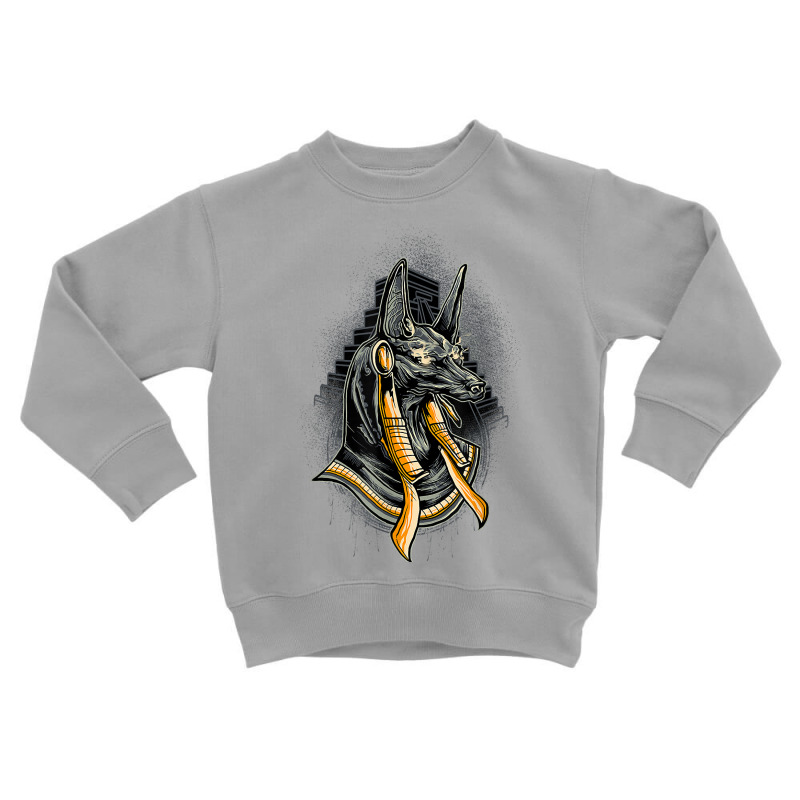 Egyptian God Anubis, Egypt Hieroglyph Pyramid T Shirt Toddler Sweatshirt | Artistshot