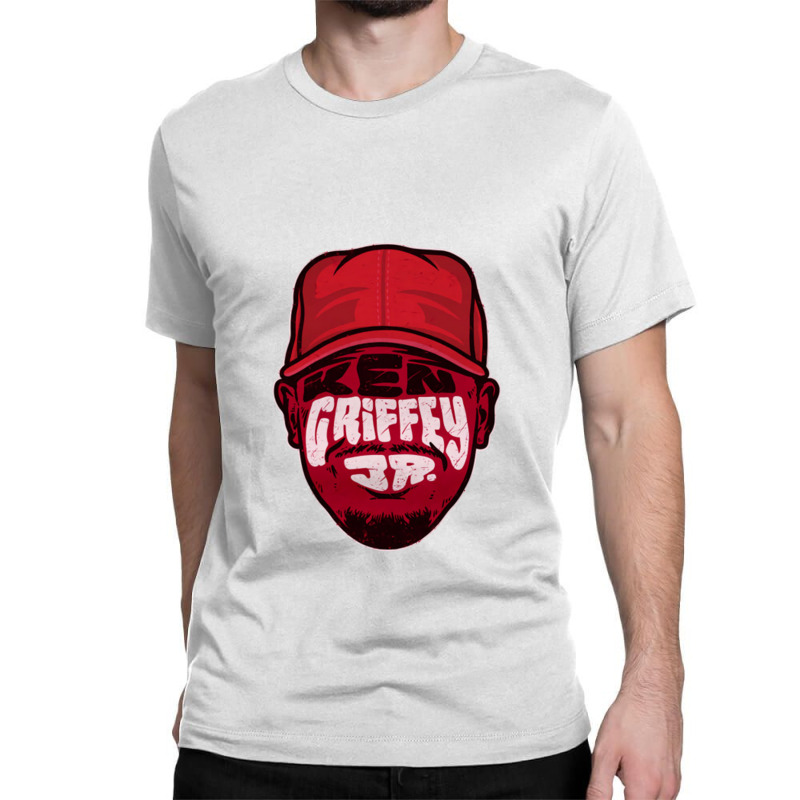 Unique Stylistic Tee Ken Griffey Jr Shirt White L