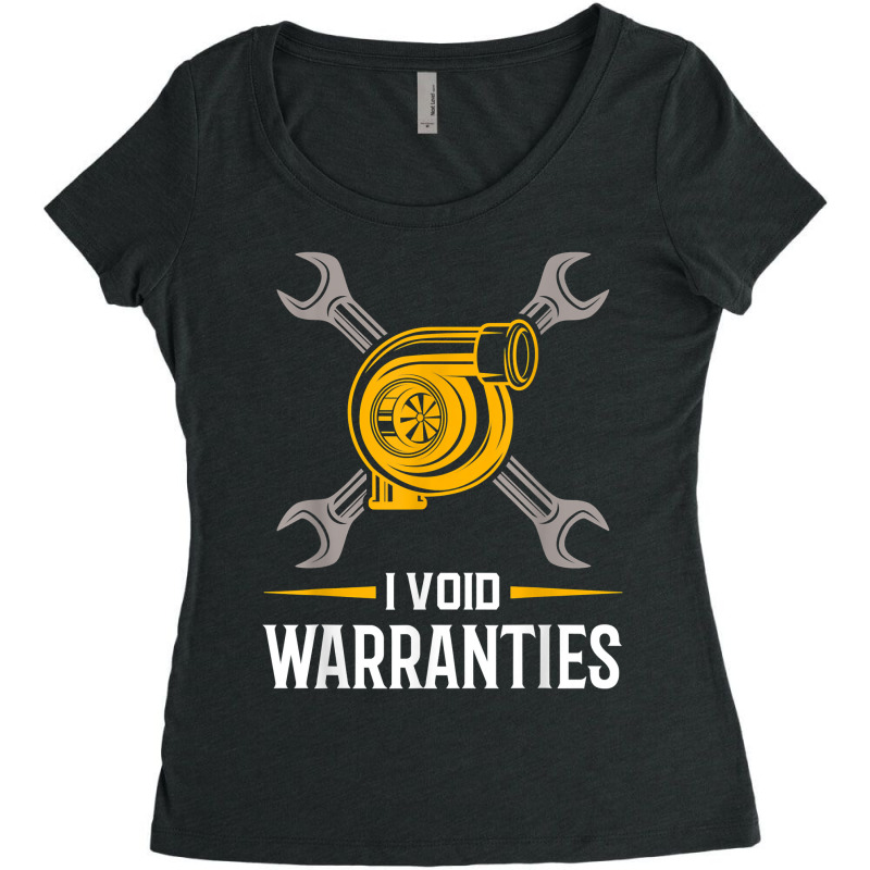 I Void Warranties T Shirt   Car Mechanic Auto Repair Gift Women's Triblend Scoop T-shirt by copedoire | Artistshot