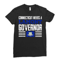 Connecticut Needs A Lamont Governor Ned Lamont 2022 Vote T Shirt Ladies Fitted T-shirt | Artistshot