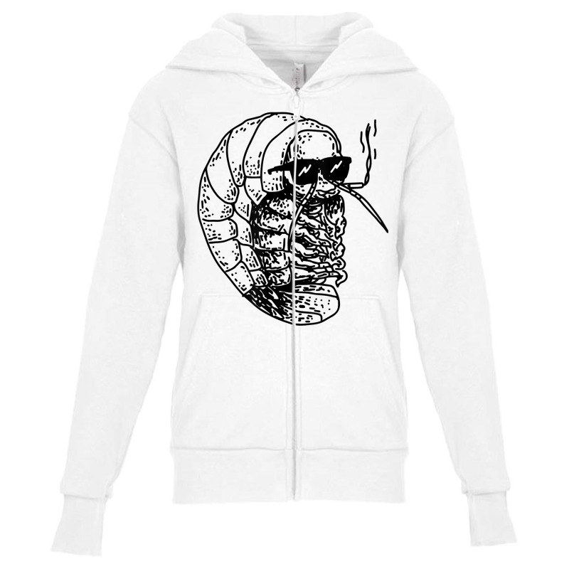 Isopod T Shirt   Giant Isopods Youth Zipper Hoodie by copedoire | Artistshot