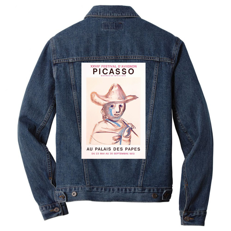 Festival Davignon Palais Des Papes Pablo Picasso Men Denim Jacket | Artistshot