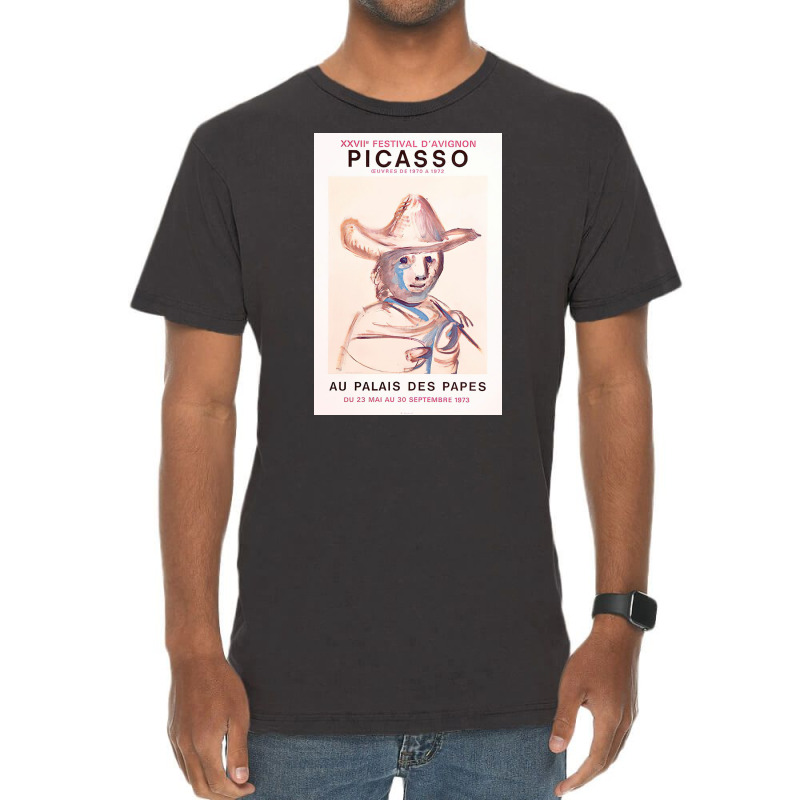 Festival Davignon Palais Des Papes Pablo Picasso Vintage T-shirt | Artistshot