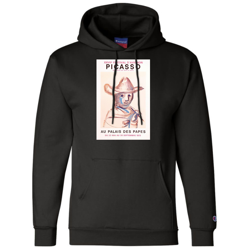 Festival Davignon Palais Des Papes Pablo Picasso Champion Hoodie | Artistshot