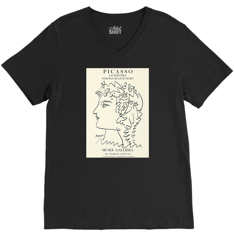 Picasso Les Peintres Temoins De Leur Temps V-neck Tee | Artistshot