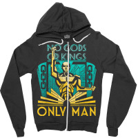 Objectivist Atheist Libertarian No Gods Or Kings Only Man T Shirt Zipper Hoodie | Artistshot