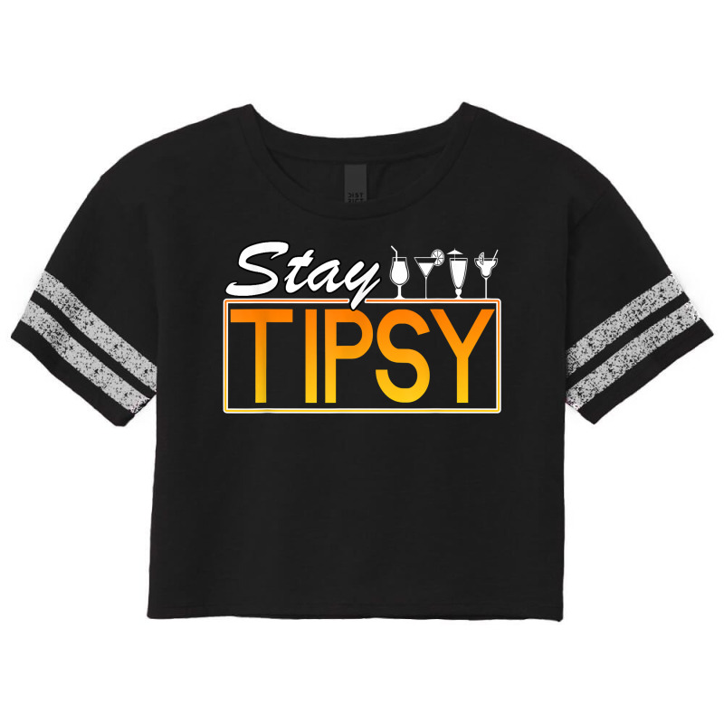 Stay Tipsy Funny Bartender Mixologist Bartending Barman T Shirt Scorecard Crop Tee by caroldian | Artistshot