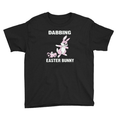 Easter Bunny Dabbing1 01 Youth Tee Designed By J4m4l